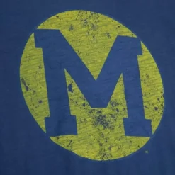 Men Mitchell & Ness T-Shirts & Tops-Legendary Slub S/S Tee University Of Michigan