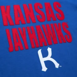 Men Mitchell & Ness T-Shirts & Tops-Legendary Slub S/S Tee University Of Kansas