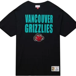 Men Mitchell & Ness T-Shirts & Tops-Legendary Slub S/S Tee Vancouver Grizzlies
