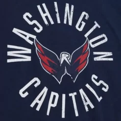 Men Mitchell & Ness T-Shirts & Tops-Legendary Slub S/S Tee Washington Capitals