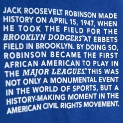 Men Mitchell & Ness Hoodies & Sweatshirts-Legends Fleece Hoodie Brooklyn Dodgers Jackie Robinson