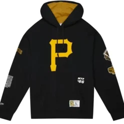Men Mitchell & Ness Hoodies & Sweatshirts-Legends Fleece Hoodie Pittsburgh Pirates Roberto Clemente
