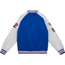 Men Mitchell & Ness Jackets & Outerwear-Legends Satin Jacket Brooklyn Dodgers Jackie Robinson