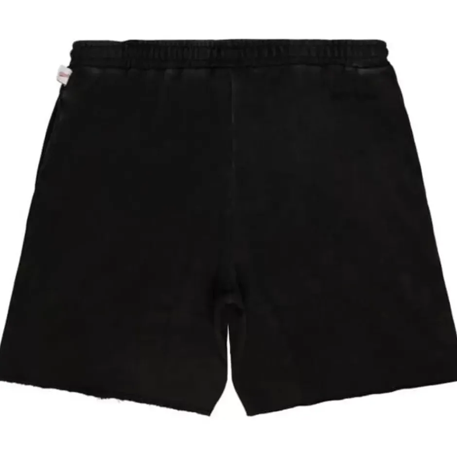 Men Mitchell & Ness Shorts-Lightweight Fleece Shorts Milwaukee Bucks