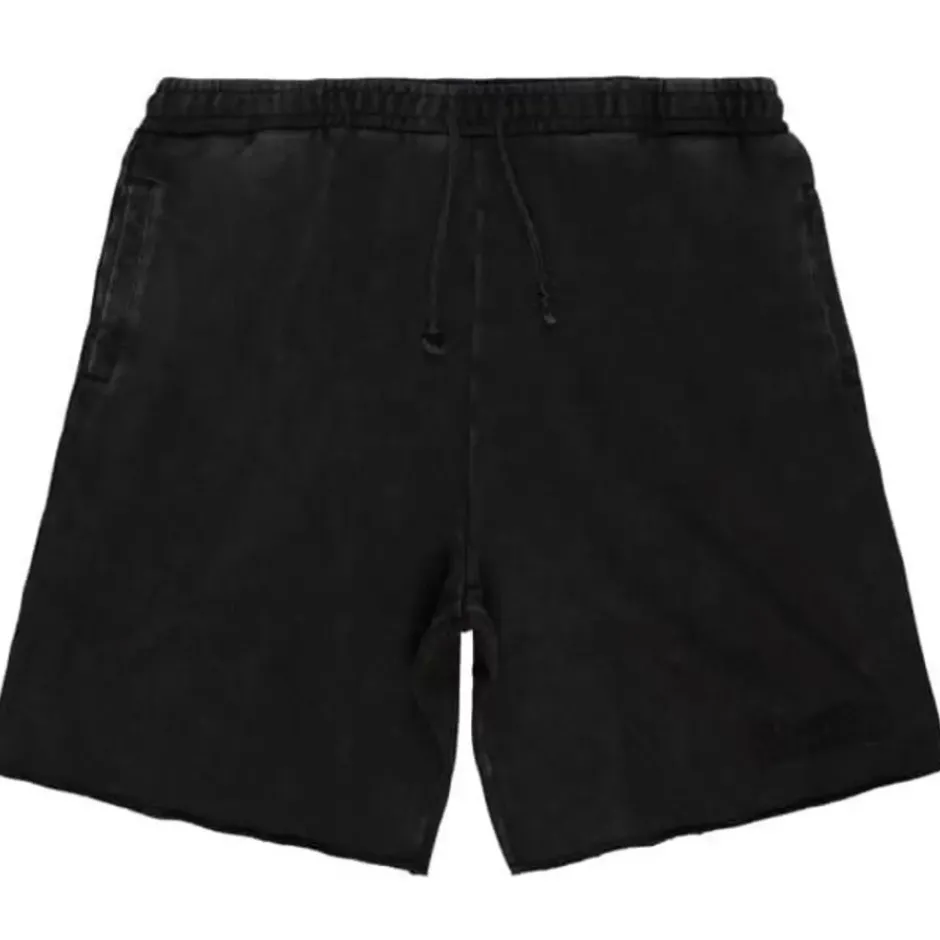 Men Mitchell & Ness Shorts-Lightweight Fleece Shorts Atlanta Hawks