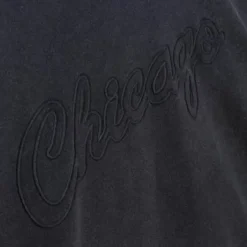 Men Mitchell & Ness Hoodies & Sweatshirts-Lightweight Fleece S/S Fleece Hoody Chicago Bulls