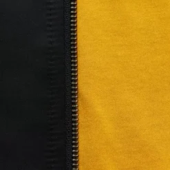 Men Mitchell & Ness Jackets & Outerwear-Lightweight Satin Bomber Vintage Logo Pittsburgh Steelers