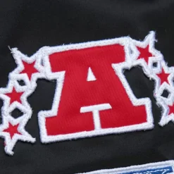 Men Mitchell & Ness Jackets & Outerwear-Lightweight Satin Bomber Vintage Logo Oakland Raiders