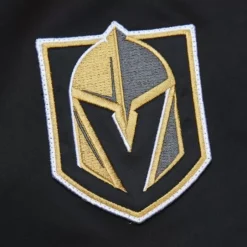 Men Mitchell & Ness Jackets & Outerwear-Lightweight Satin Bomber Current Logo Vegas Golden Knights
