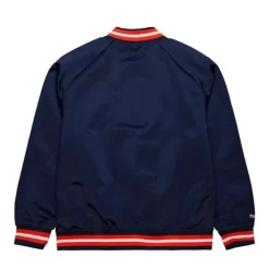 Men Mitchell & Ness Jackets & Outerwear-Lightweight Satin Jacket Houston Astros