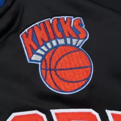 Men Mitchell & Ness Jackets & Outerwear-Lightweight Satin Jacket New York Knicks