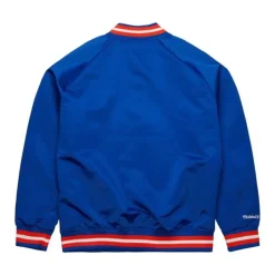 Men Mitchell & Ness Jackets & Outerwear-Lightweight Satin Jacket Cleveland Cavaliers