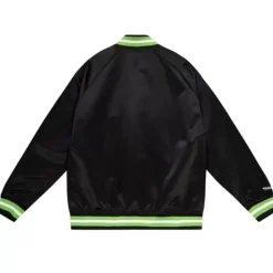 Men Mitchell & Ness Jackets & Outerwear-Lightweight Satin Jacket Tampa Bay Rays