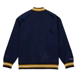 Men Mitchell & Ness Jackets & Outerwear-Lightweight Satin Jacket Current Logo University Of Notre Dame