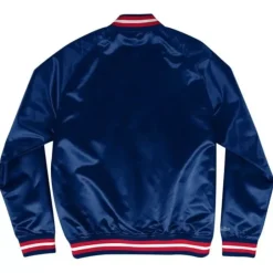 Men Mitchell & Ness Jackets & Outerwear-Lightweight Satin Jacket St. Louis Cardinals