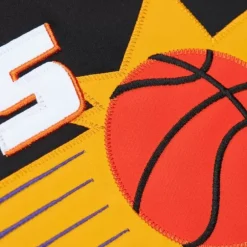 Men Mitchell & Ness Jackets & Outerwear-Lightweight Satin Jacket Phoenix Suns