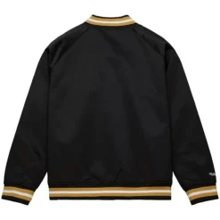 Men Mitchell & Ness Jackets & Outerwear-Lightweight Satin Jacket Current Logo Vegas Golden Knights