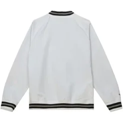 Men Mitchell & Ness Jackets & Outerwear-Lightweight Satin Jacket Oakland Raiders