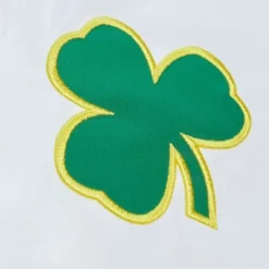 Men Mitchell & Ness Jackets & Outerwear-Lighweight Satin Jacket Boston Celtics