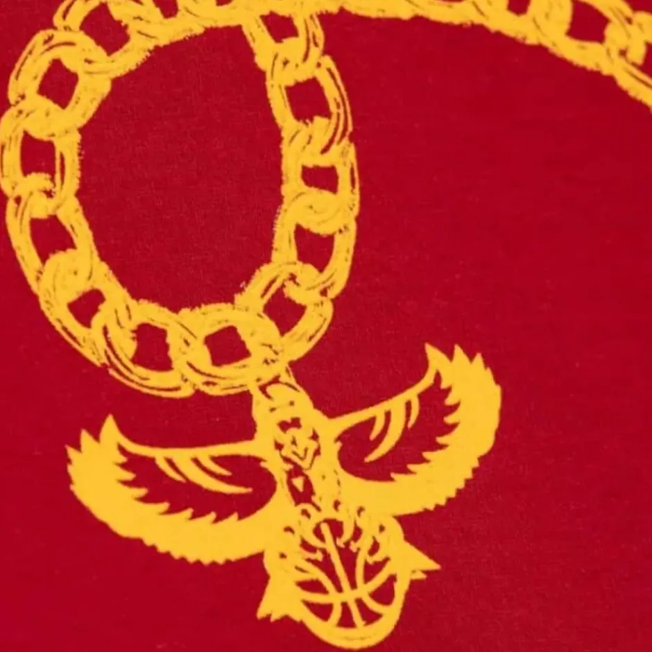 Men Mitchell & Ness T-Shirts & Tops-Lil Baby X Br Remix Ss Tee Atlanta Hawks