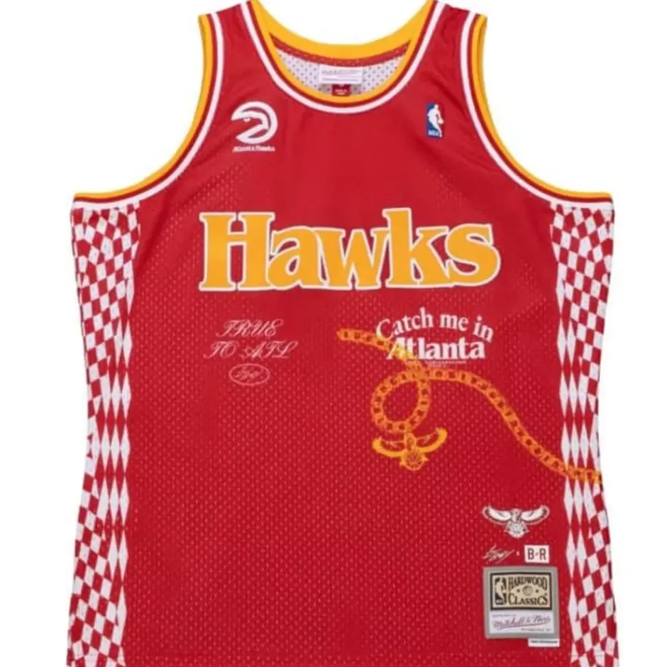 Mitchell & Ness Nba Swingman-Lil Baby X Br Remix Swingman Atlanta Hawks Jersey