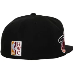 Mitchell & Ness Fitted-Logo History Fitted Hwc Miami Heat
