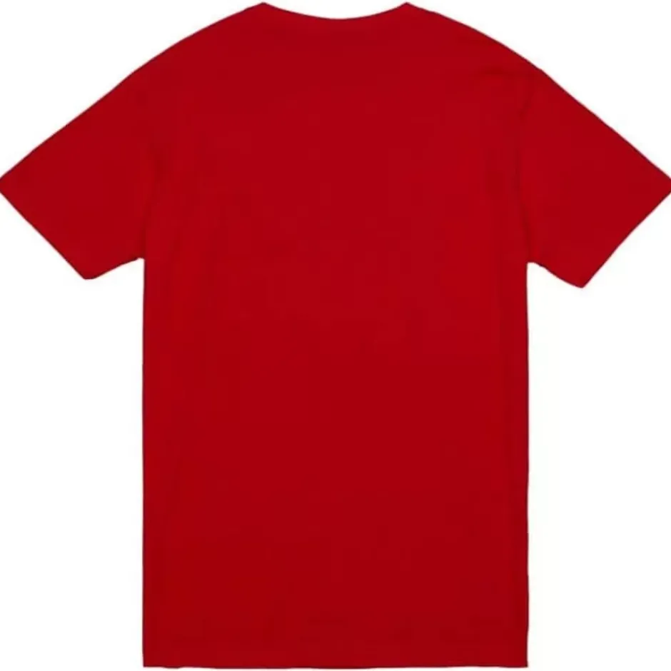 Men Mitchell & Ness T-Shirts & Tops-Logo Remix Tee Chicago Bulls