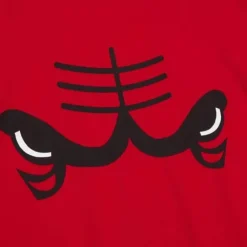 Men Mitchell & Ness T-Shirts & Tops-Logo Remix Tee Chicago Bulls