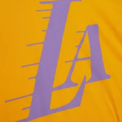 Men Mitchell & Ness T-Shirts & Tops-Logo Remix Tee Los Angeles Lakers