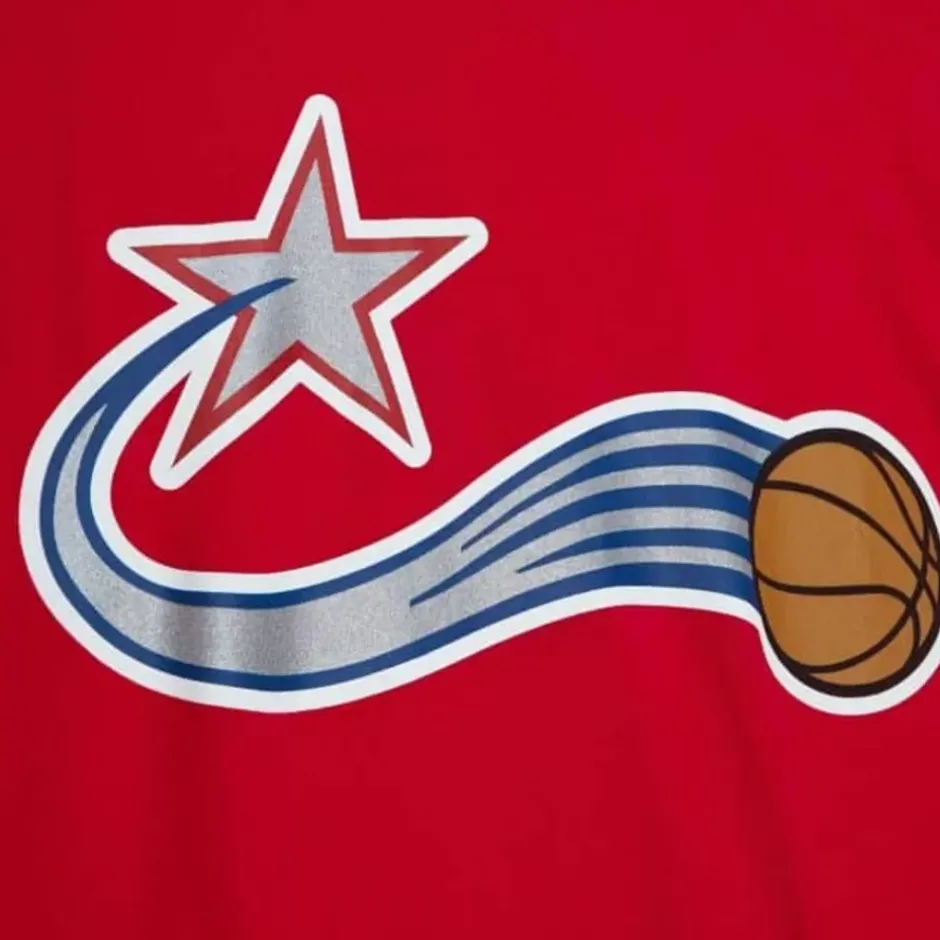 Men Mitchell & Ness T-Shirts & Tops-Logo Remix Tee Philadelphia 76Ers