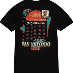 Men Mitchell & Ness T-Shirts & Tops-Love For The City Tee San Antonio Spurs Tony Parker