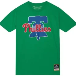 Men Mitchell & Ness T-Shirts & Tops-Lucky Bat Tee Philadelphia Phillies