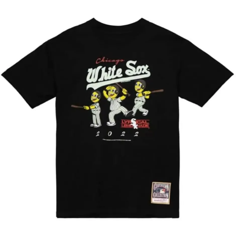 Men Mitchell & Ness T-Shirts & Tops-Lyrical Lemonade X M&N Mlb Tee Chicago White Sox
