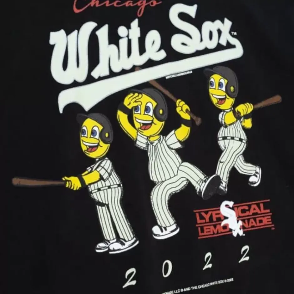 Men Mitchell & Ness T-Shirts & Tops-Lyrical Lemonade X M&N Mlb Tee Chicago White Sox