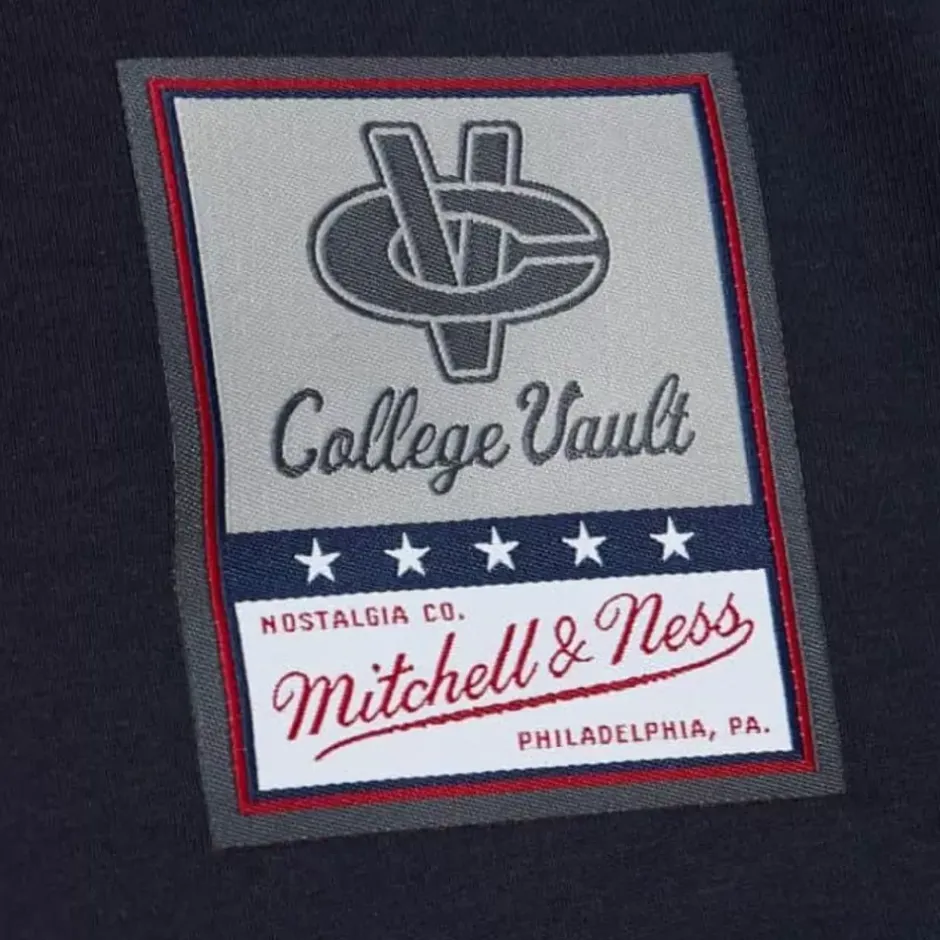 Men Mitchell & Ness T-Shirts & Tops-Madness Hoops Tee University Of Michigan