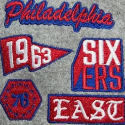 Mitchell & Ness Snapback-Melton Patch Snapback Hwc Philadelphia 76Ers