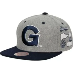 Mitchell & Ness Snapback-Melton Patch Snapback Ncaa Georgetown University
