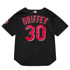 Youth Mitchell & Ness Big Kids-Mesh Bp Jersey Cincinnati Reds Ken Griffey Jr