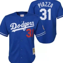 Youth Mitchell & Ness Big Kids-Mesh Bp Jersey Los Angeles Dodgers 1997 Mike Piazza