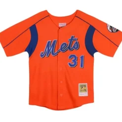 Youth Mitchell & Ness Big Kids-Mesh Bp Jersey New York Mets Mike Piazza