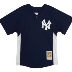Youth Mitchell & Ness Big Kids-Mesh Bp Jersey New York Yankees Derek Jeter