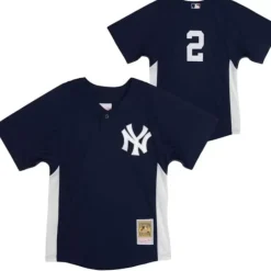 Youth Mitchell & Ness Big Kids-Mesh Bp Jersey New York Yankees Derek Jeter