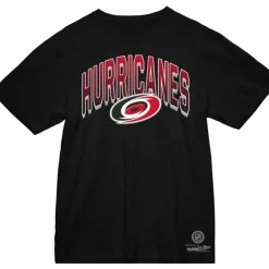 Men Mitchell & Ness T-Shirts & Tops-Minor Penalty Tee Carolina Hurricanes