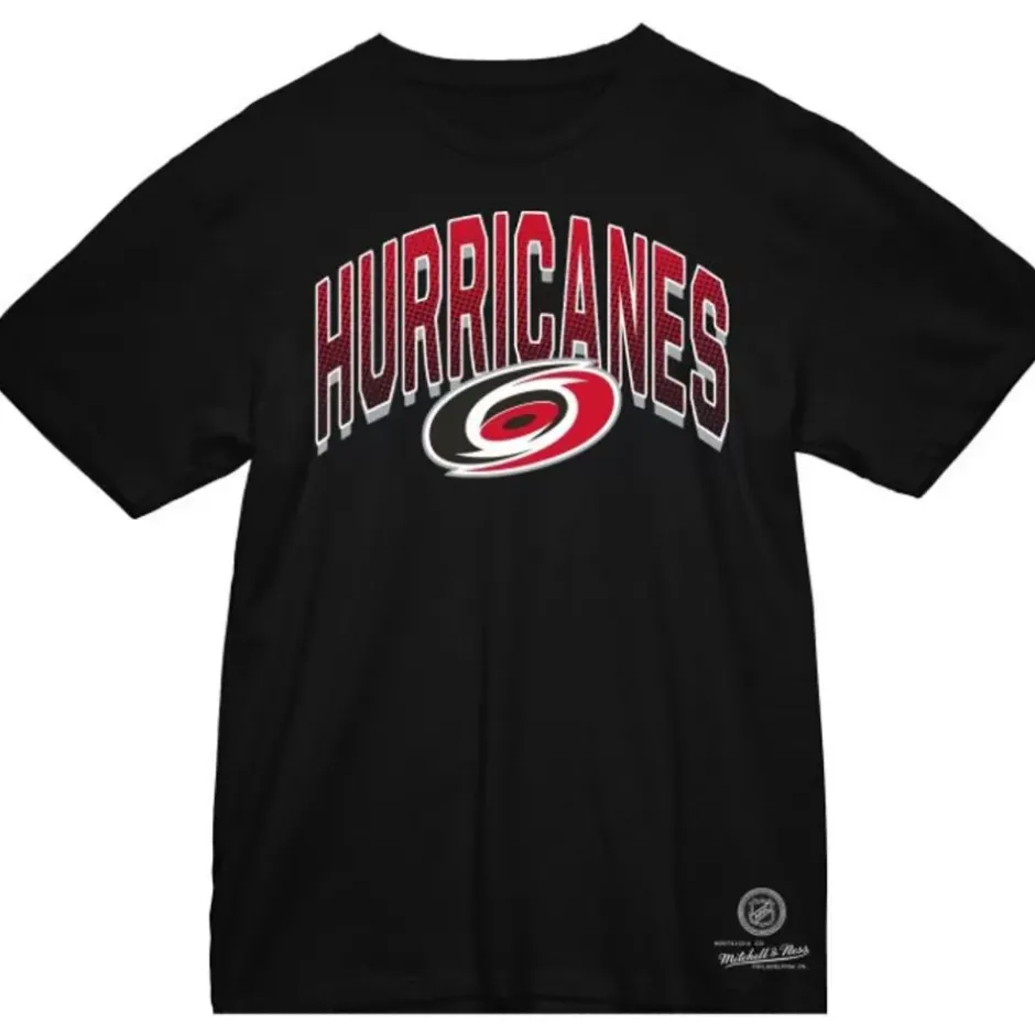 Men Mitchell & Ness T-Shirts & Tops-Minor Penalty Tee Carolina Hurricanes
