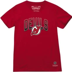 Men Mitchell & Ness T-Shirts & Tops-Minor Penalty Tee New Jersey Devils