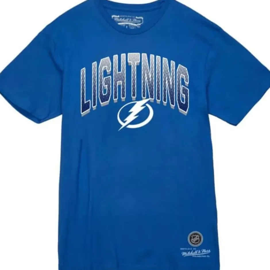 Men Mitchell & Ness T-Shirts & Tops-Minor Penalty Tee Tampa Bay Lightning