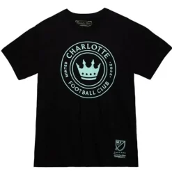 Men Mitchell & Ness T-Shirts & Tops-Minted Primary Tee Charlotte Fc
