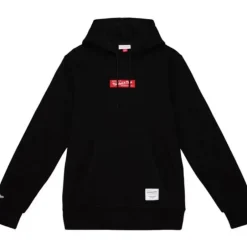 Men Mitchell & Ness Hoodies & Sweatshirts-Box Logo Hoody