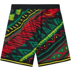 Men Mitchell & Ness Shorts-Game Day Pattern Short