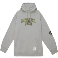 Men Mitchell & Ness Hoodies & Sweatshirts-Ghost Green Camo Hoody